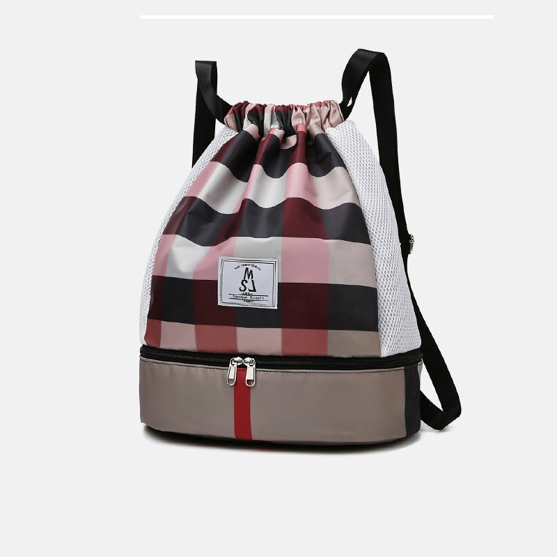 Lichtgewicht water dichte droge en natte scheidingszwem-fitness rugzak