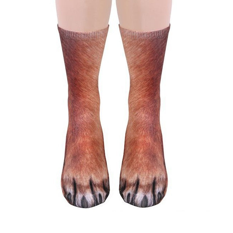 Flurry 3D Dieren poot sokken-[EEN MAAT PAST ALLEMAAL]