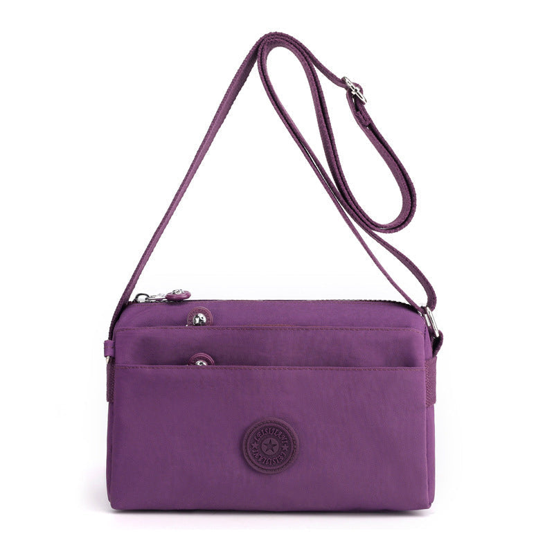 Dames casual multi-layered modieuze nylon eenvoudige crossbody tas