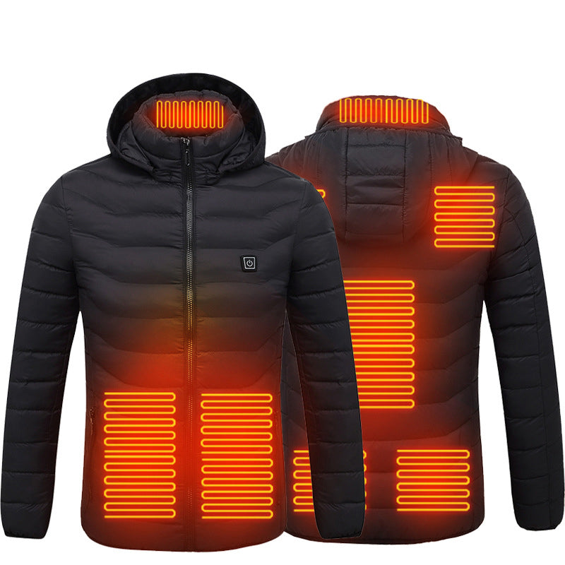 Verwarmd puffer jacket