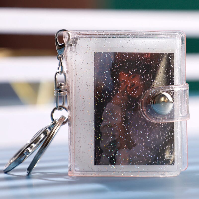 Kleine sleutelhanger met foto album