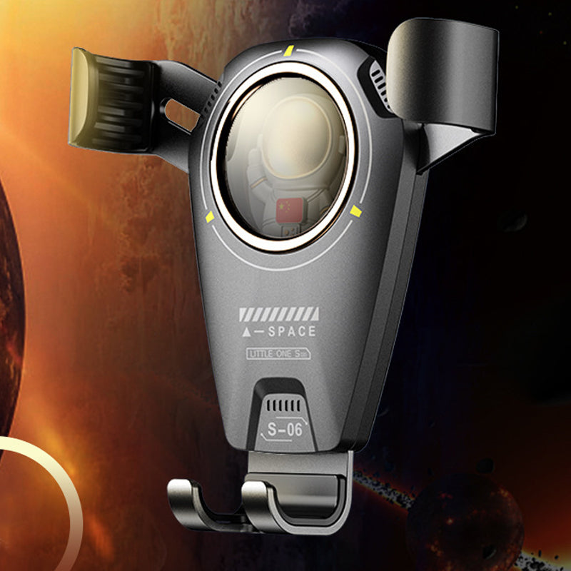 Astronaut zwaartekracht telefoon navigatie beugel