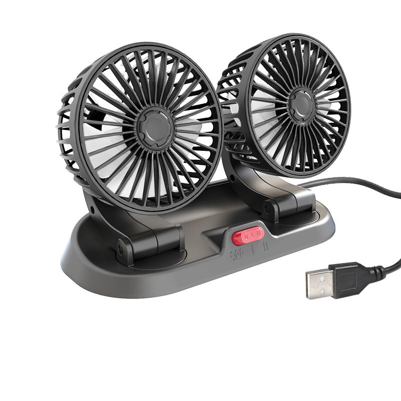 Dubbele kop Auto  Luchtcirculatieventilator