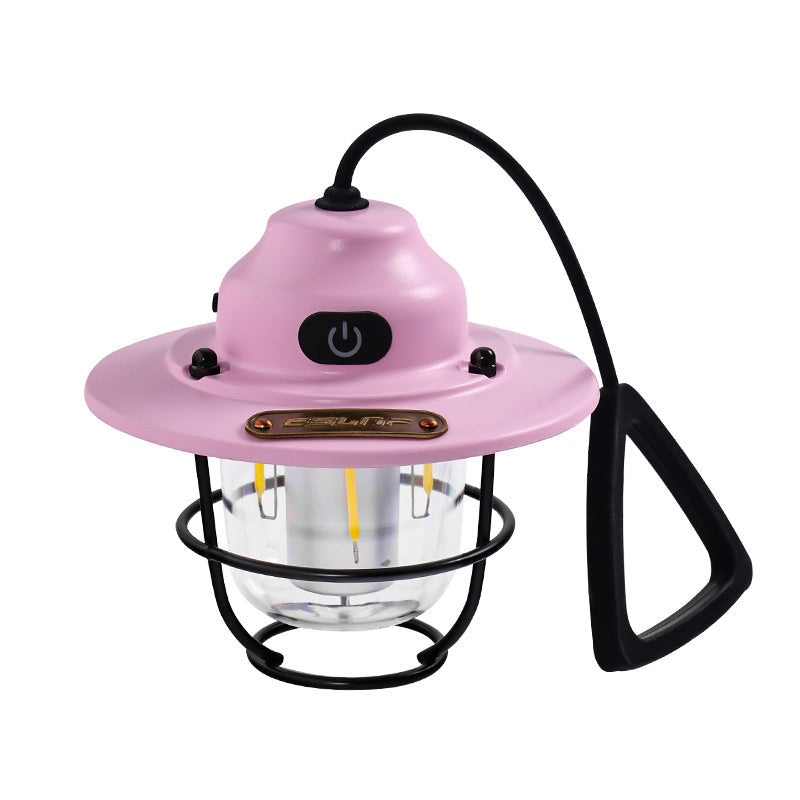 Retro waterdichte LED-kampeerlamp