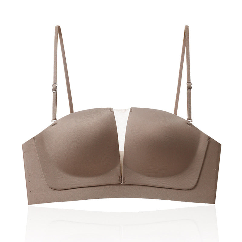 Antislip 3D-liftende en rimpelende naadloze beha uit één stuk