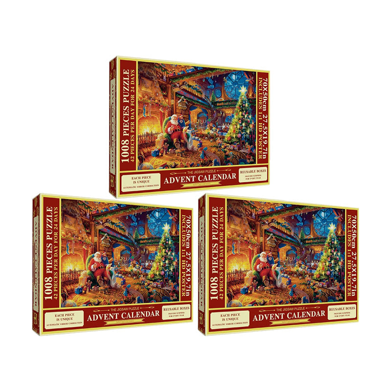 Kerstpuzzel-adventskalender