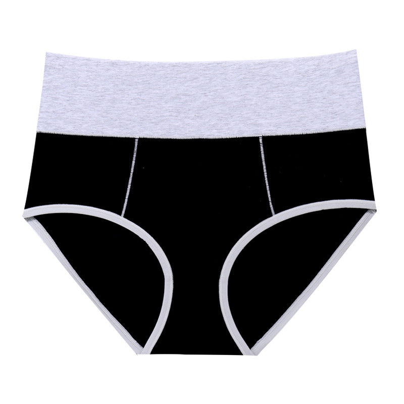 Nieuwe grote maten katoenen slip met hoge taille