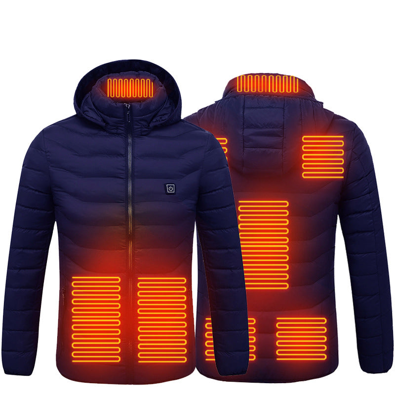 Verwarmd puffer jacket