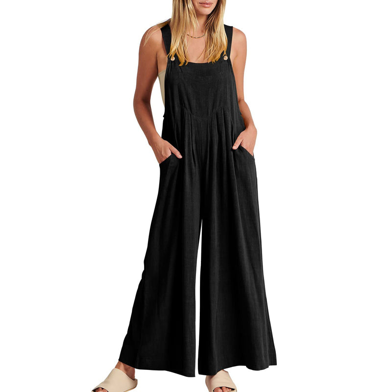 Mouwloze jumpsuit voor dames