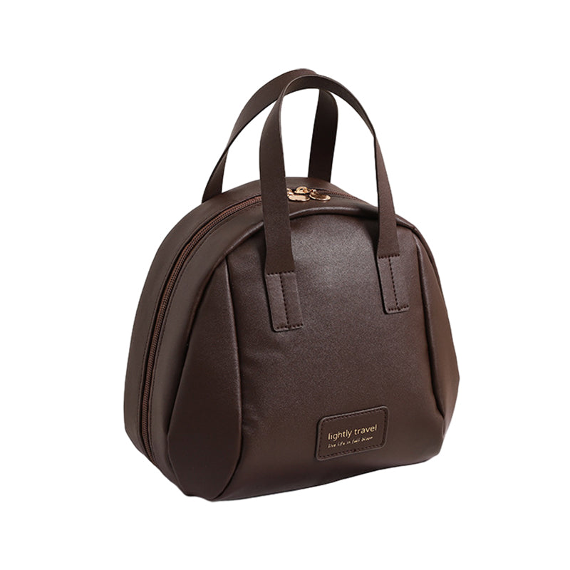 Meerlaagse schelpvormige make-uptas