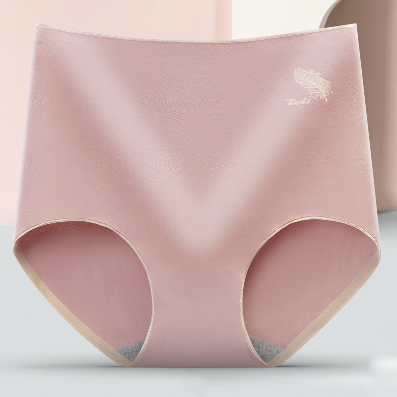 Ademende driehoekige short met hoge taille