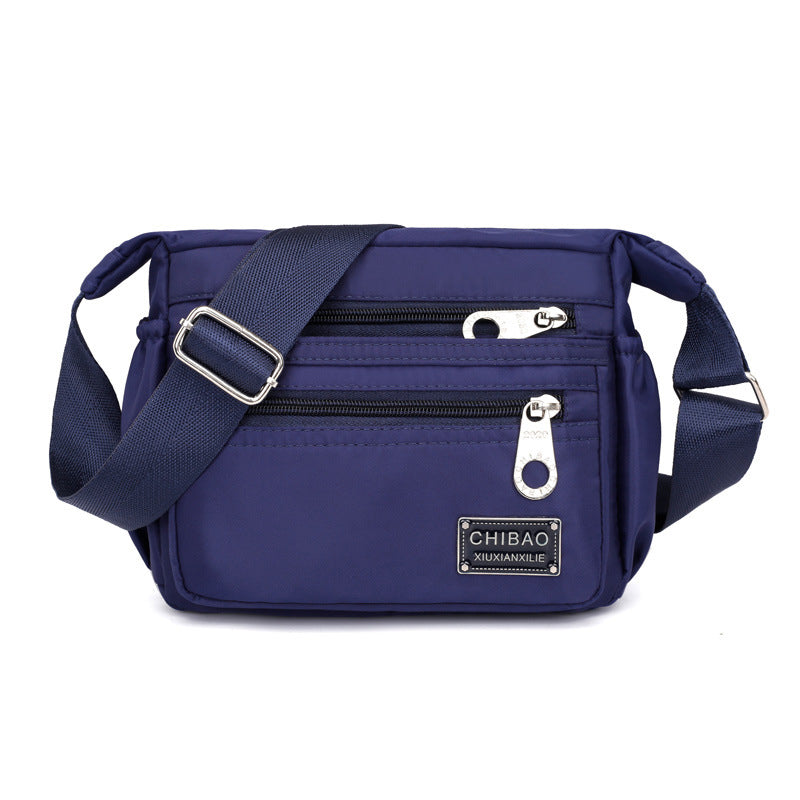 Meerlaagse nylon crossbody tas voor dames