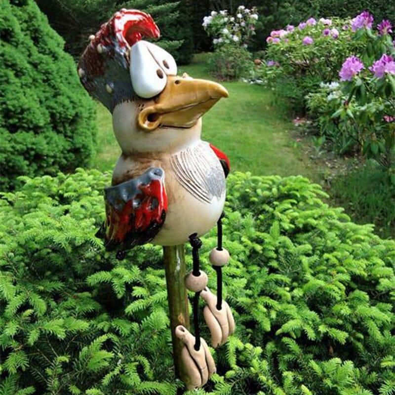 Hars Kip Tuinornament