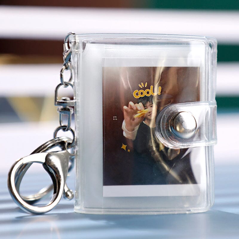 Kleine sleutelhanger met foto album