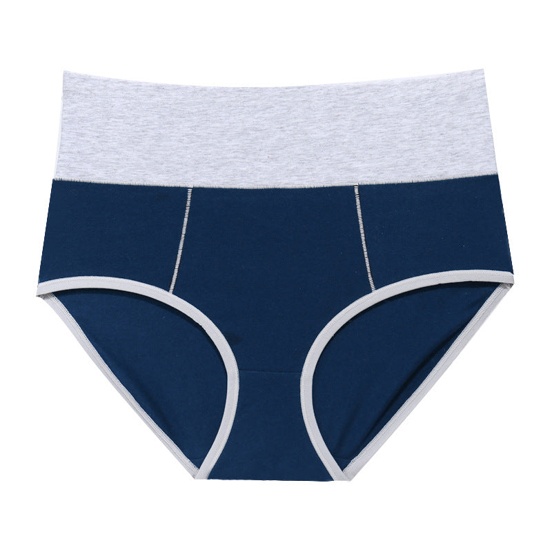 Nieuwe grote maten katoenen slip met hoge taille