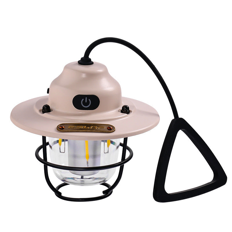 Retro waterdichte LED-kampeerlamp