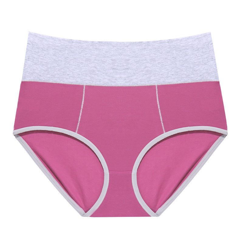 Nieuwe grote maten katoenen slip met hoge taille