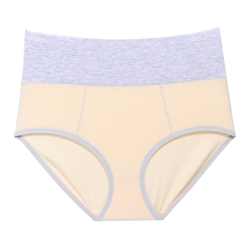 Nieuwe grote maten katoenen slip met hoge taille