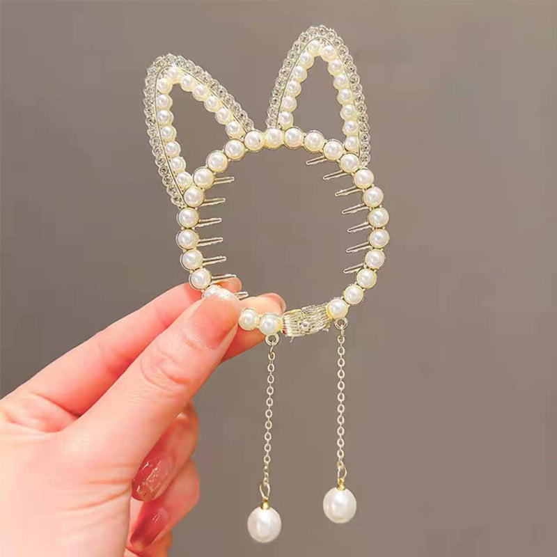 Elegante paardenstaart haarknoop