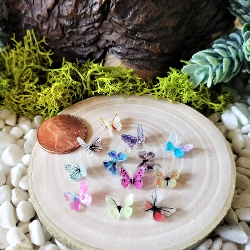 Micro miniatuur vlinders