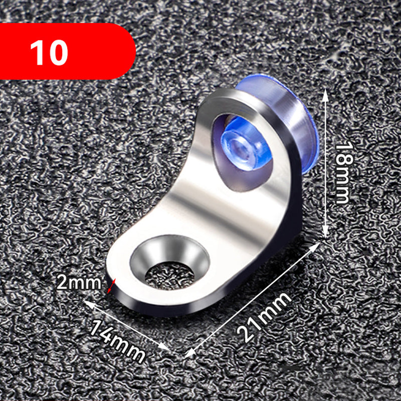 Gelegeerde bordhouder met zuignapbasis