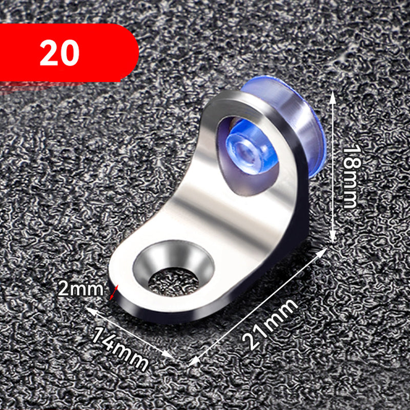 Gelegeerde bordhouder met zuignapbasis