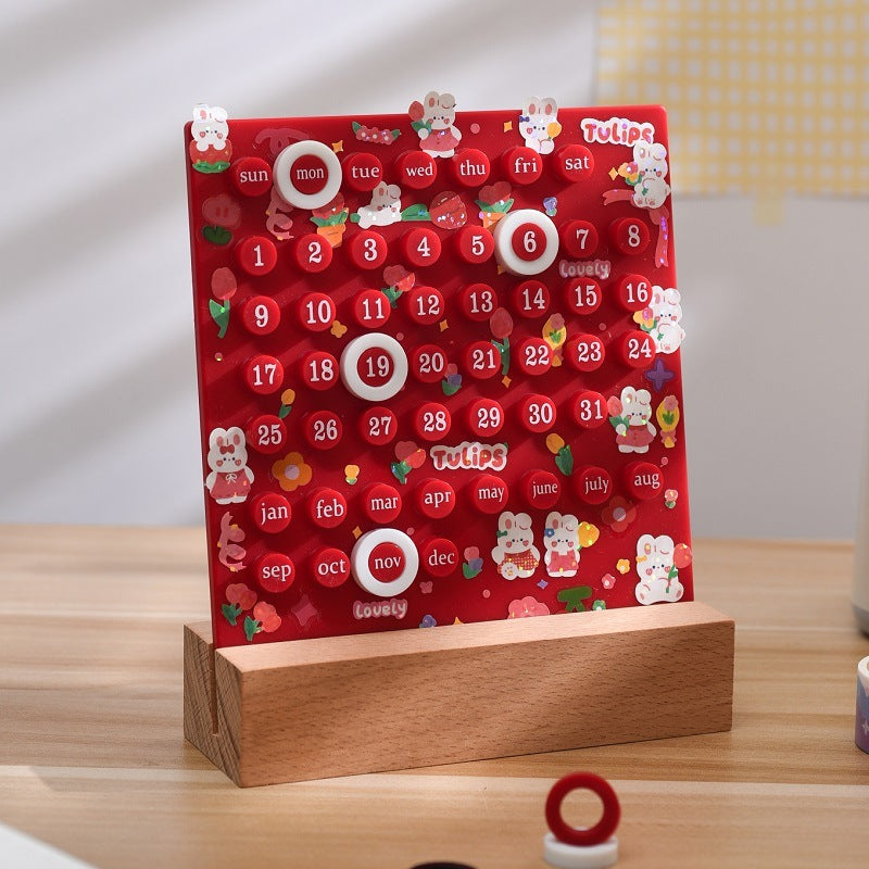 Handmatige DIY-loopkalender
