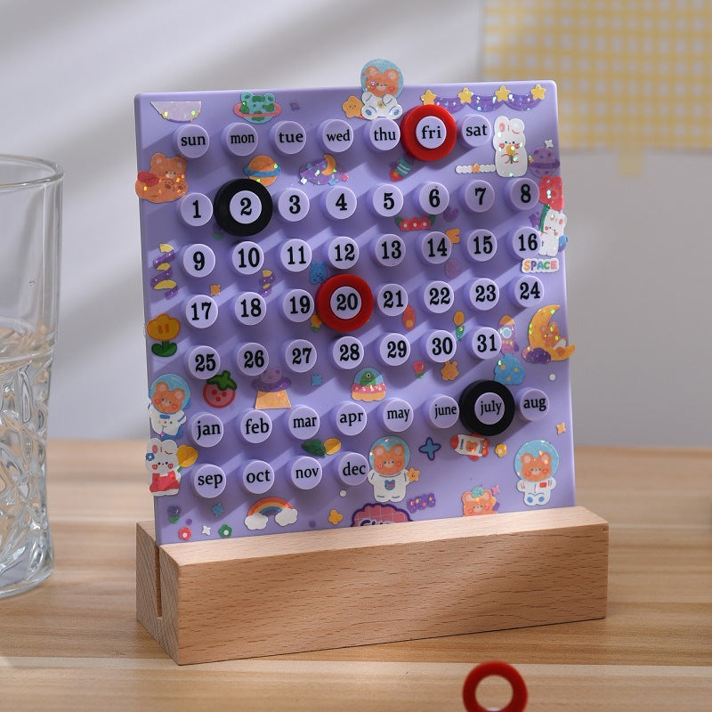Handmatige DIY-loopkalender