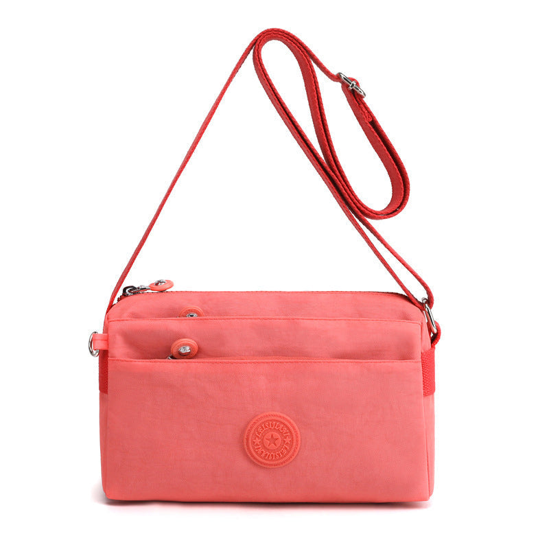 Dames casual multi-layered modieuze nylon eenvoudige crossbody tas