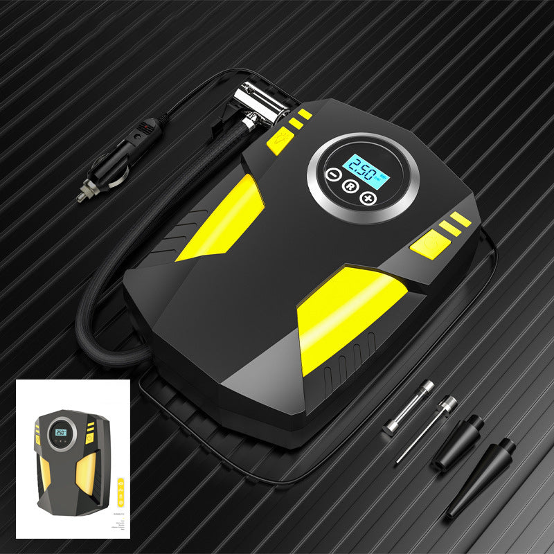 Draagbare luchtpomp met digitaal display