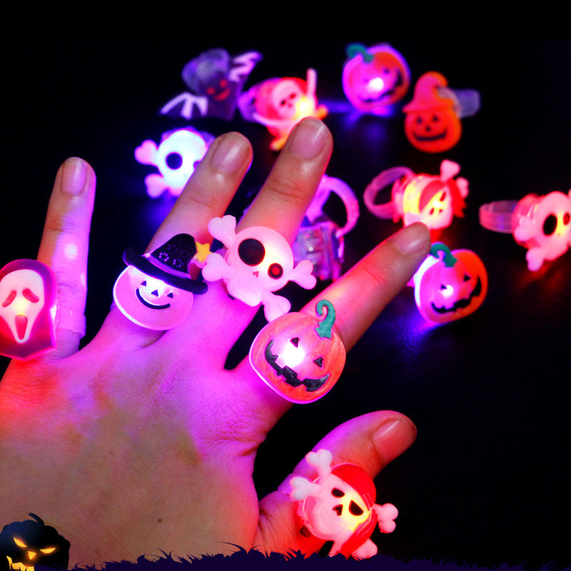 Halloween Glow Ring en broche