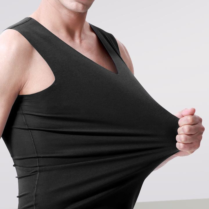 V Neck Sheer Cooling Tank